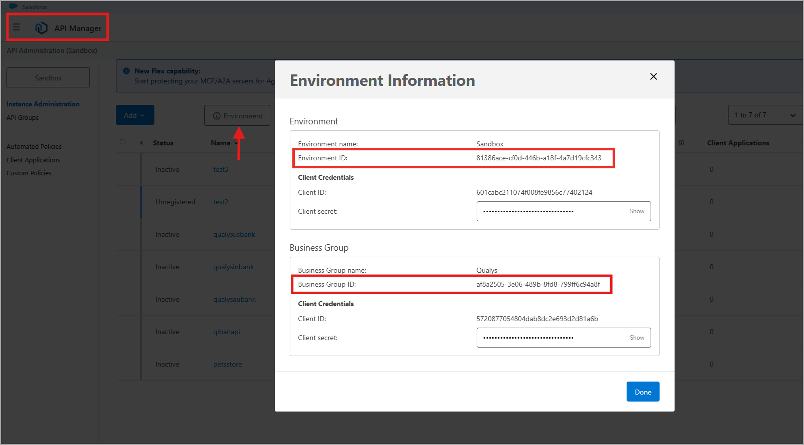 Environmental Information.